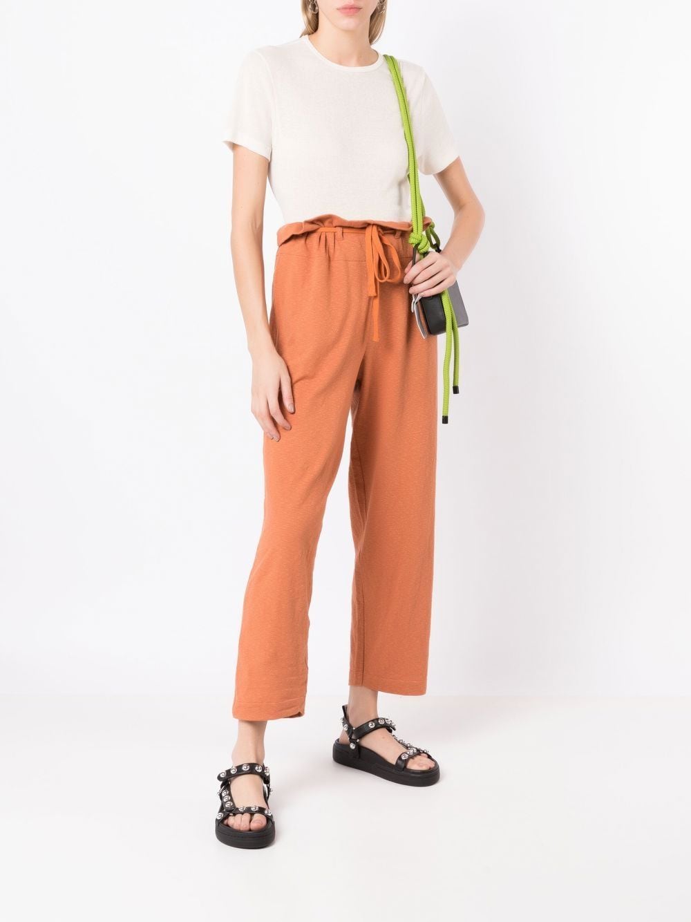 Osklen High waist broek - Oranje