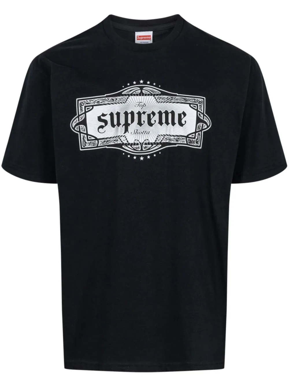 

Supreme playera Top Shotta - Negro