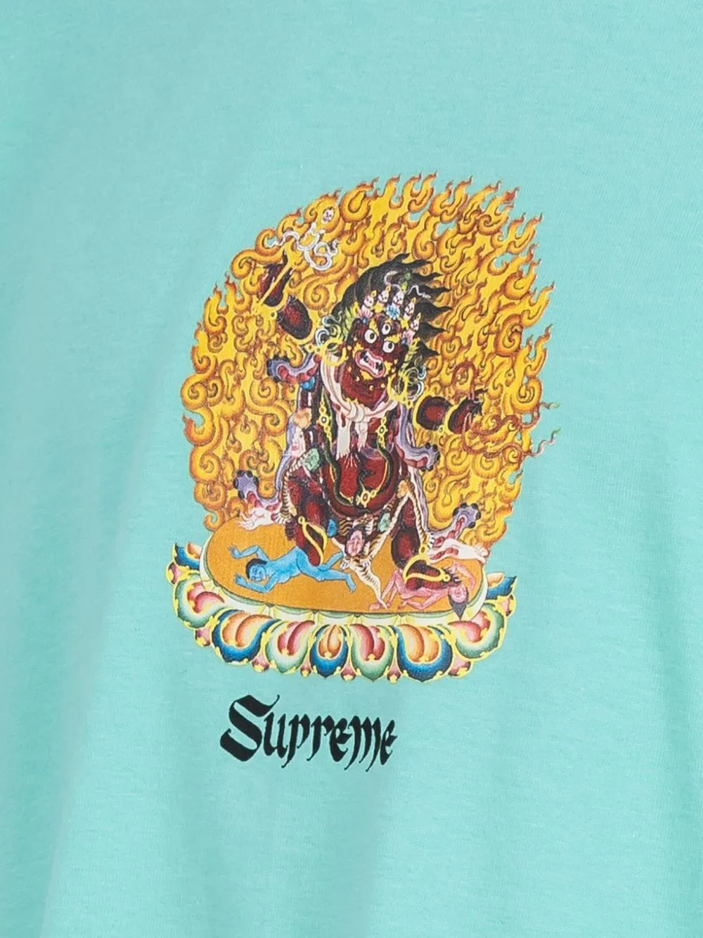 Supreme Person Short-sleeve T-shirt In Blue