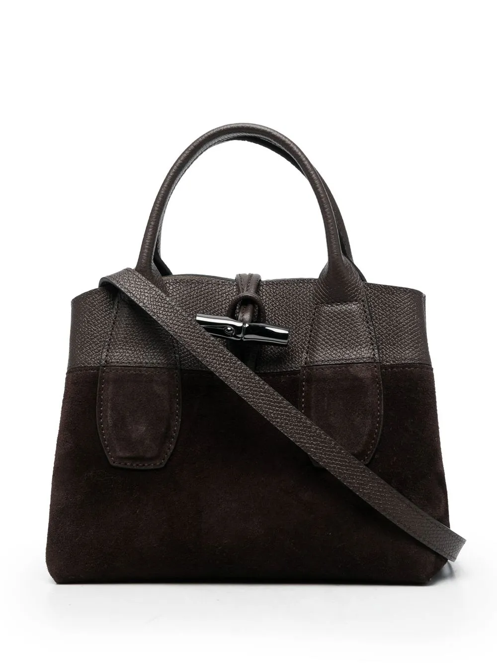 

Longchamp Roseau mini tote bag - Brown