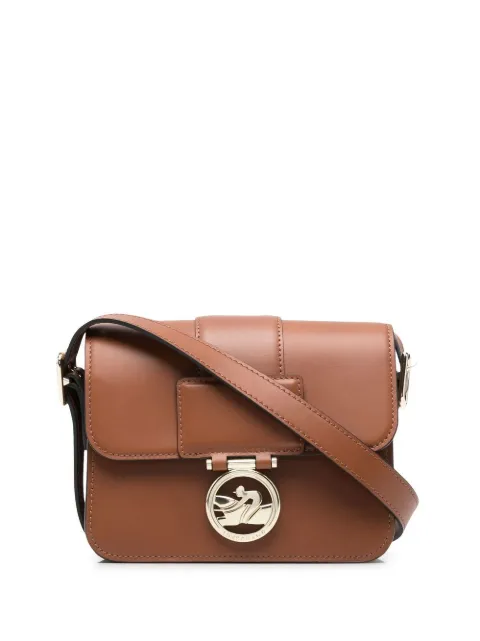 Longchamp bolsa crossbody Box-Trot con placa del logo