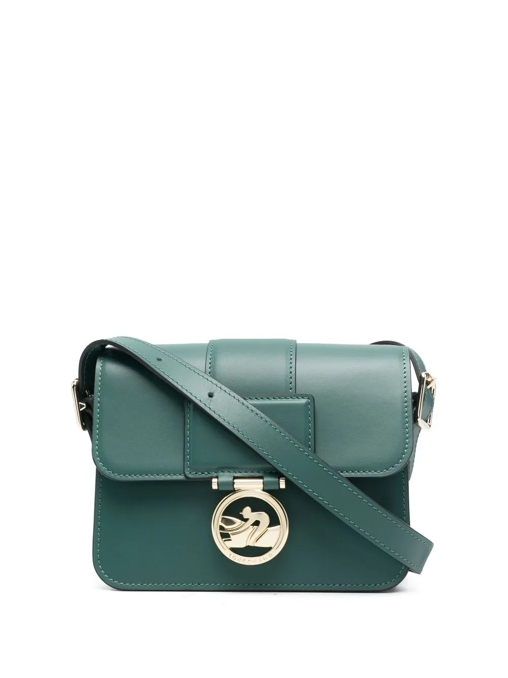 

Longchamp logo-plaque cross body bag - Green