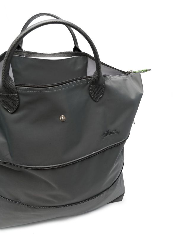 Travel Bag Expandable Le Pliage Green Graphite Longchamp