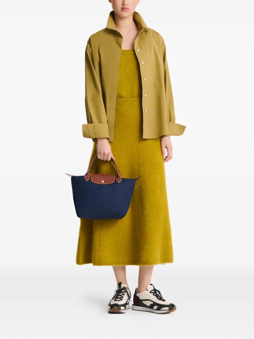  Longchamp Kleine Le Pliage Handtasche   Blau 