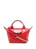 Longchamp XS Pliage Cuir tote bag - Red
