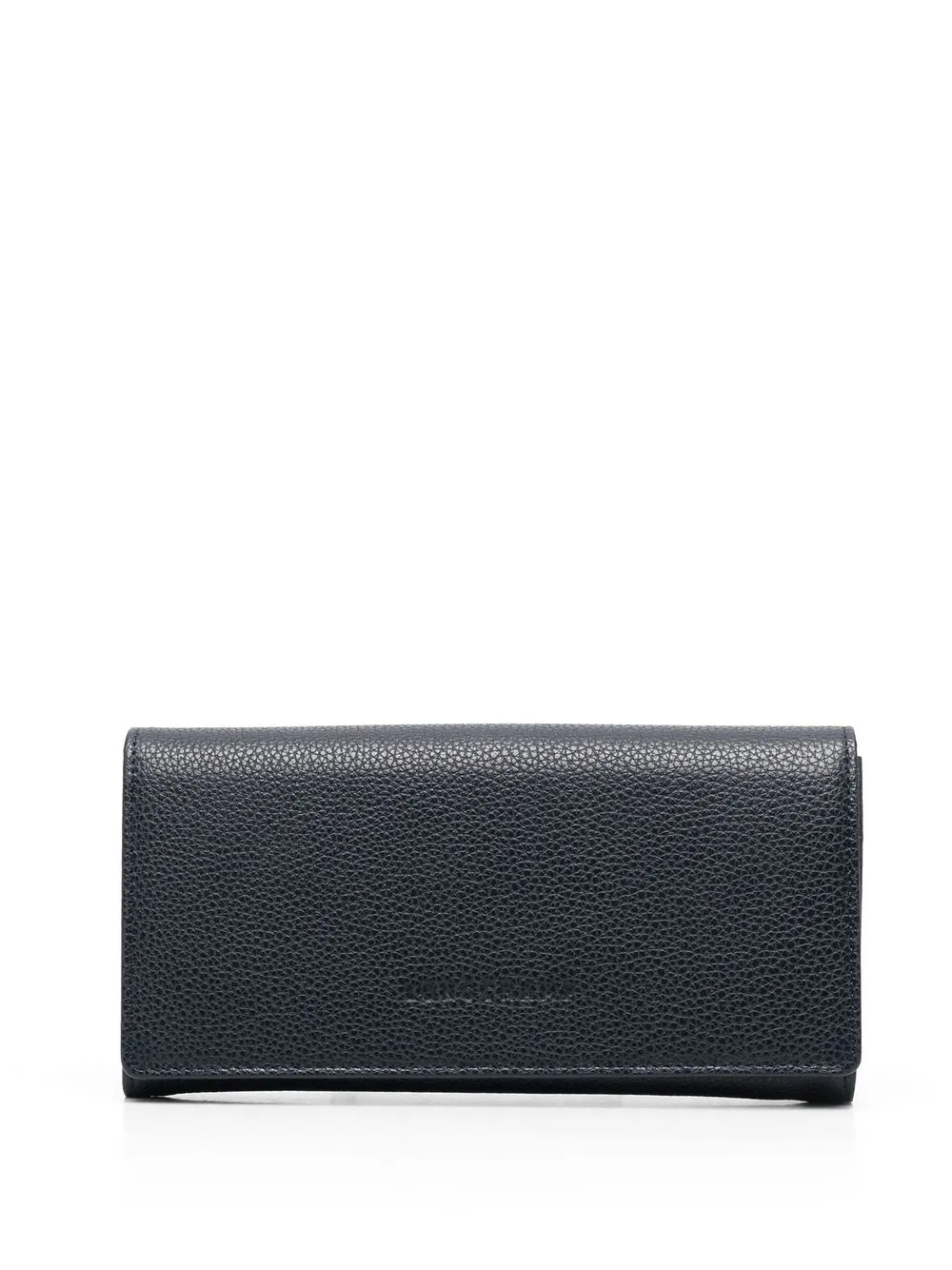 

Longchamp Le Foulonné continental leather wallet - Blue
