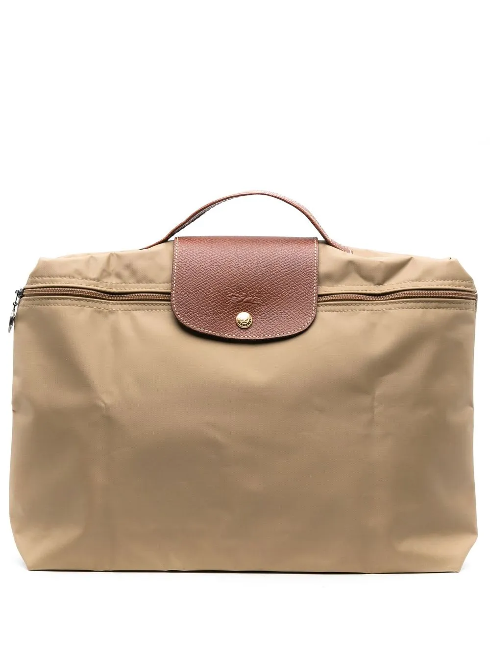 

Longchamp small Le Pliage briefcase - Neutrals