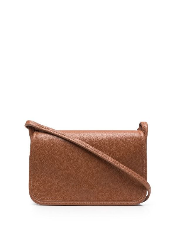 Longchamp logo-debossed Leather Crossbody Bag - Farfetch