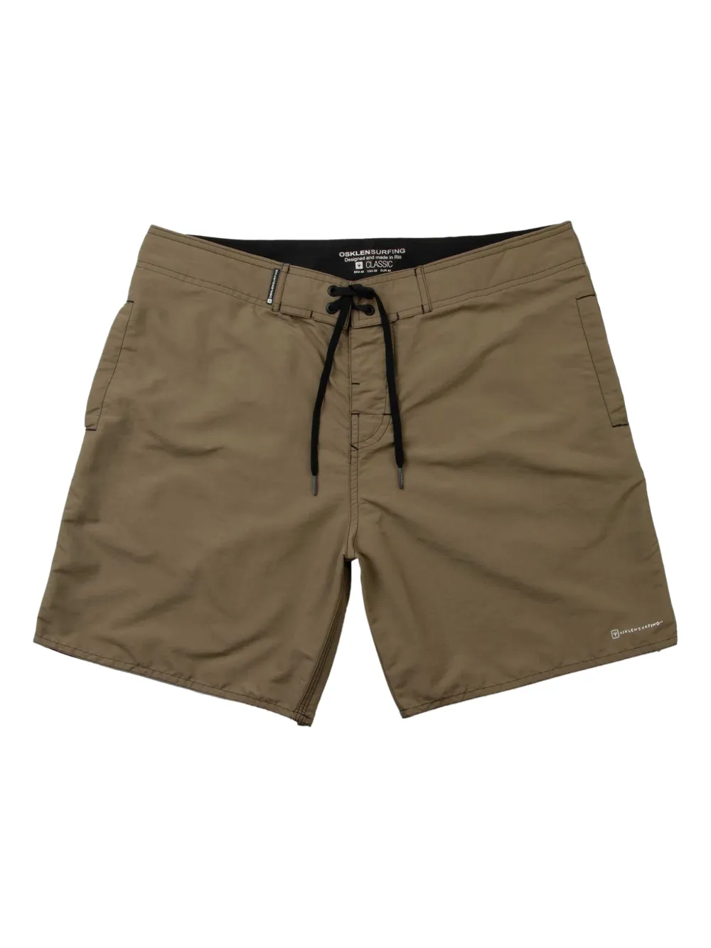 Osklen Shorts met logoprint Bruin