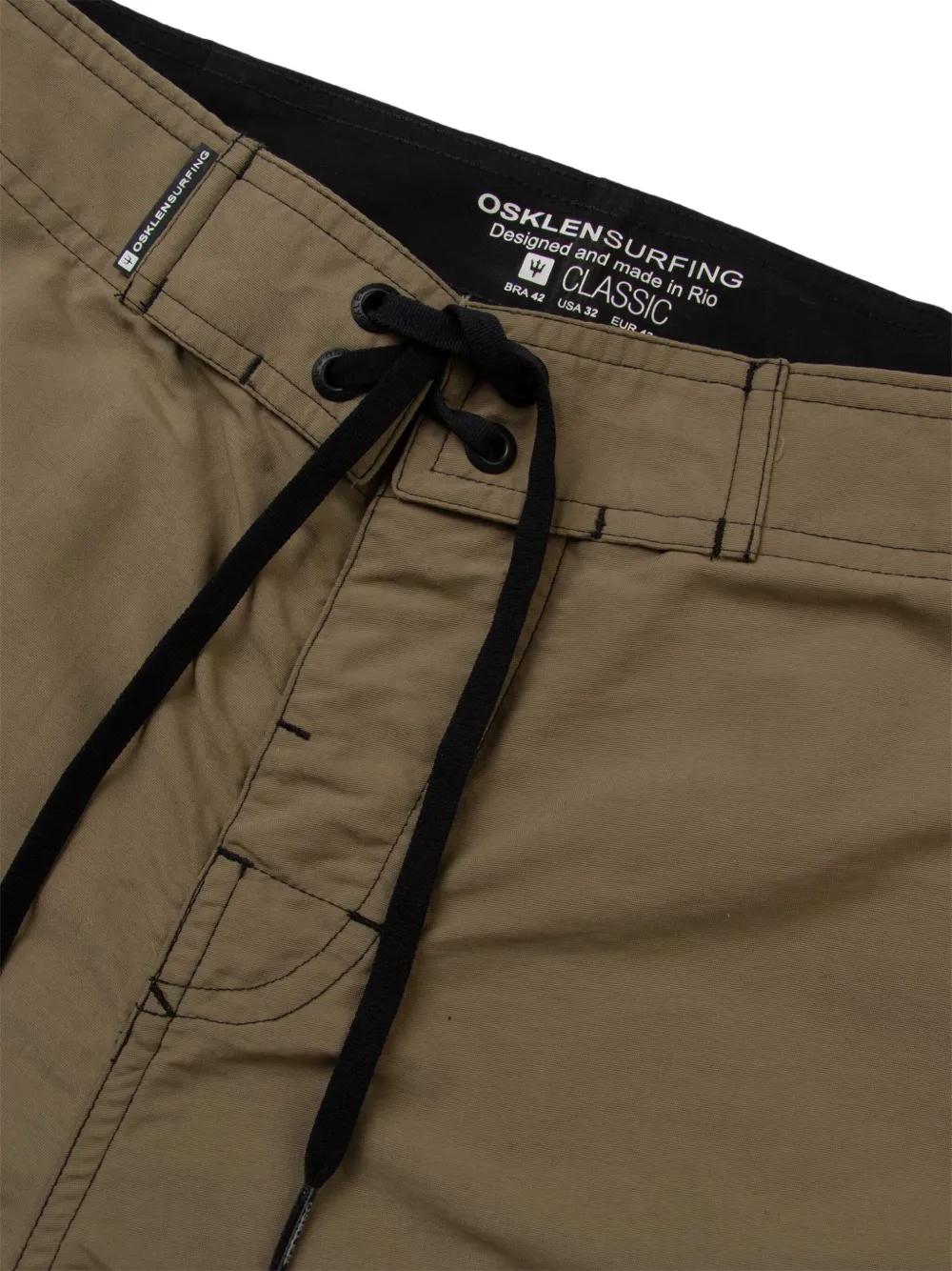 Osklen Shorts met logoprint - Bruin