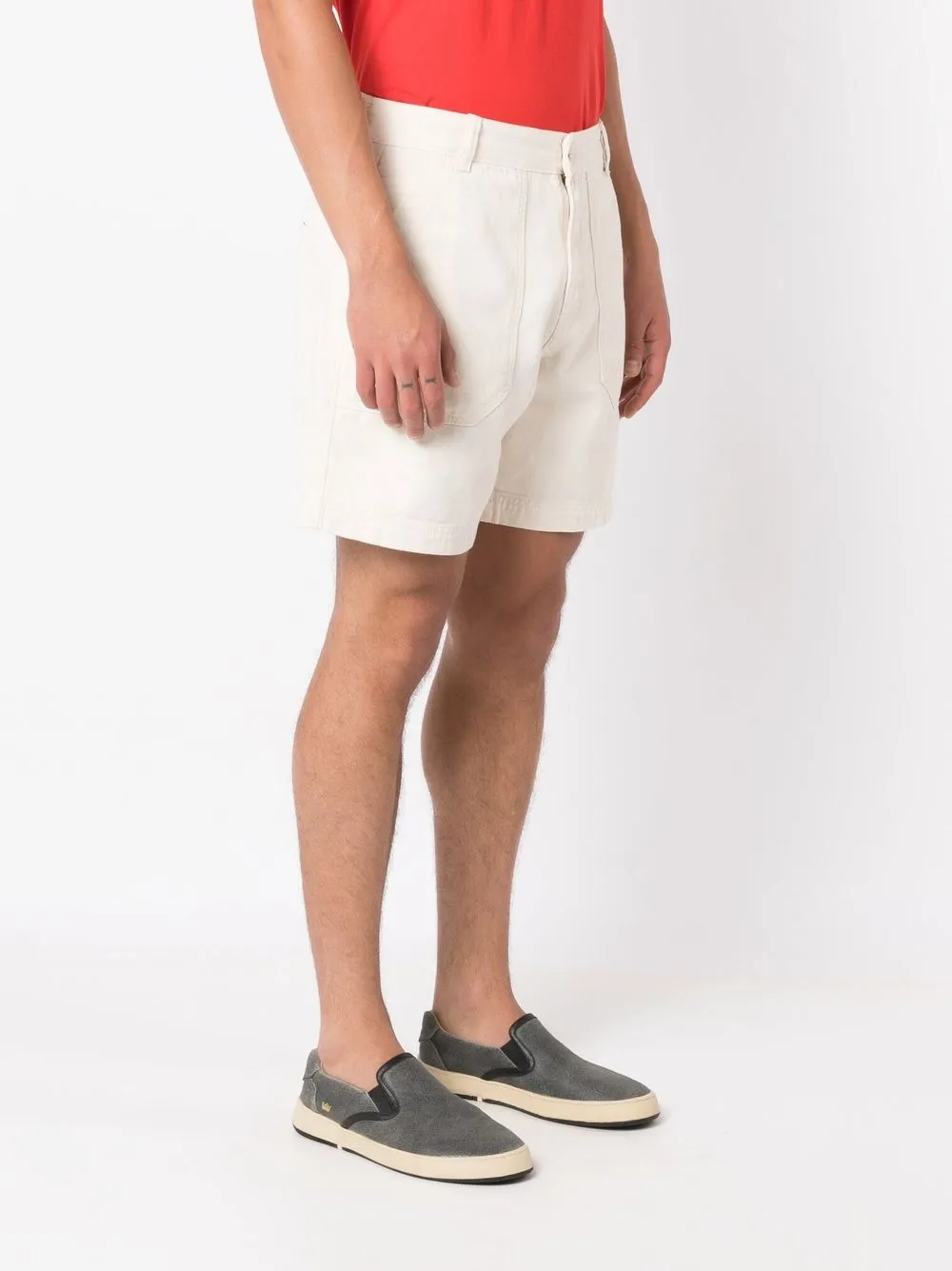 Osklen patchpocket Denim Shorts Farfetch