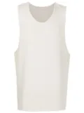 Osklen garment-dyed scoop-neck tank top - Neutrals
