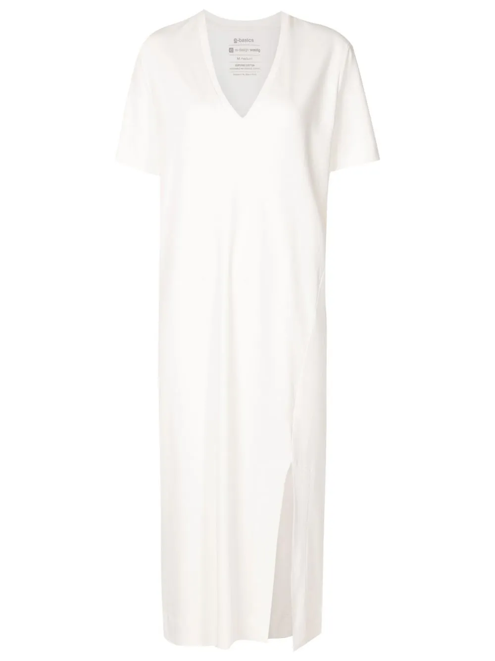 

Osklen V-neck shift dress - White