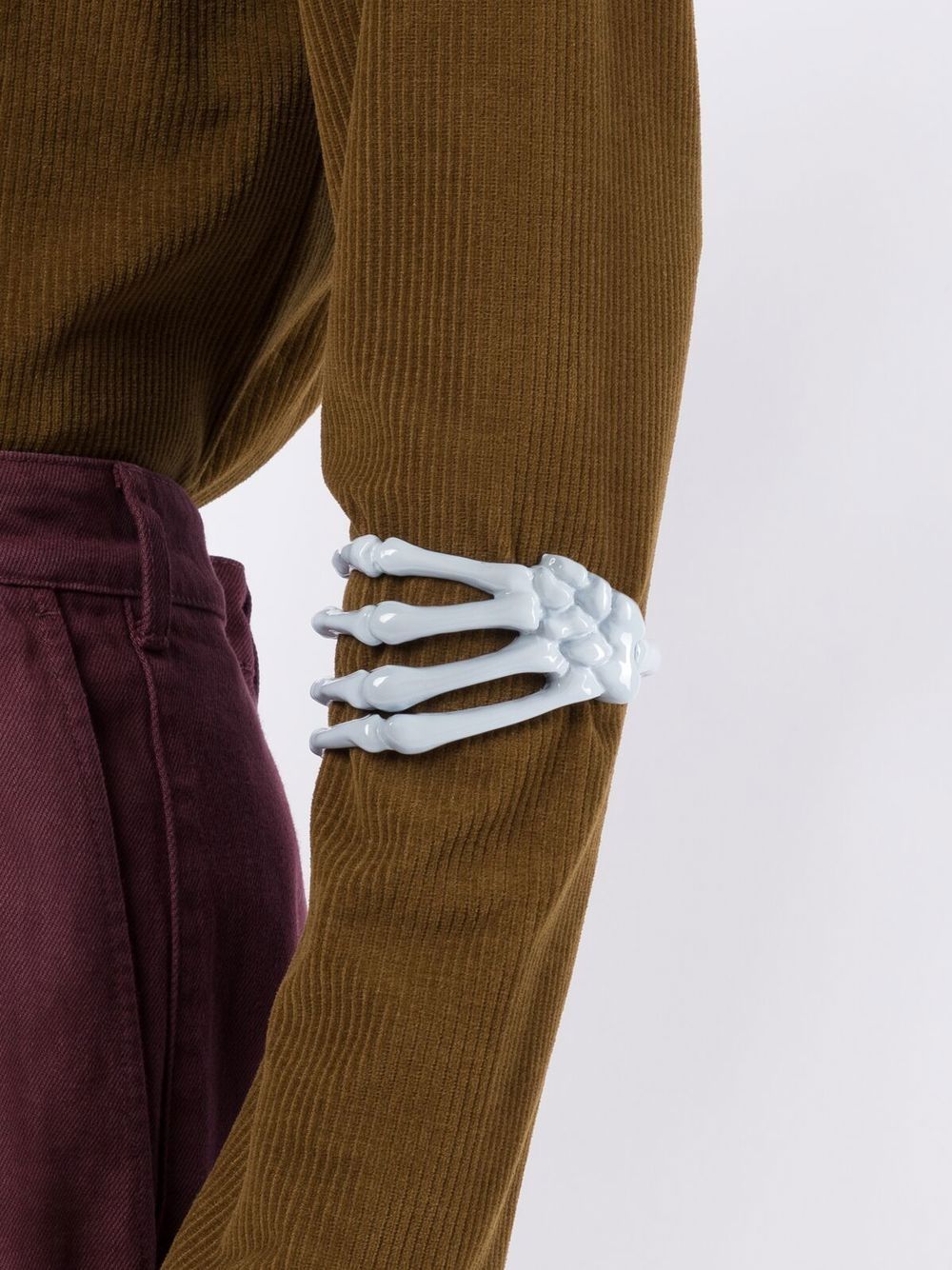 Raf Simons Armband met skelet - Blauw