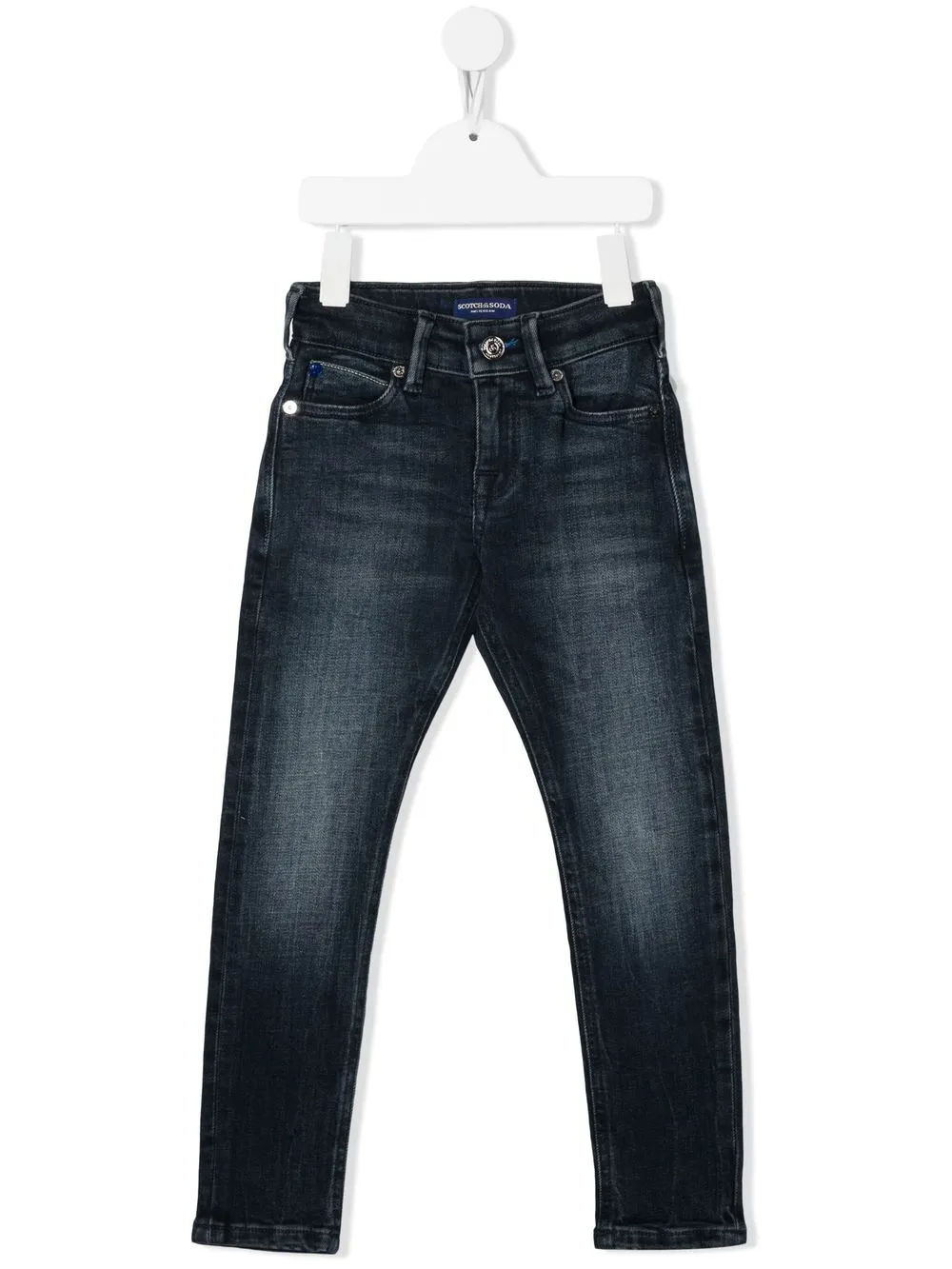 

Scotch & Soda jeans rectos con efecto lavado - Azul