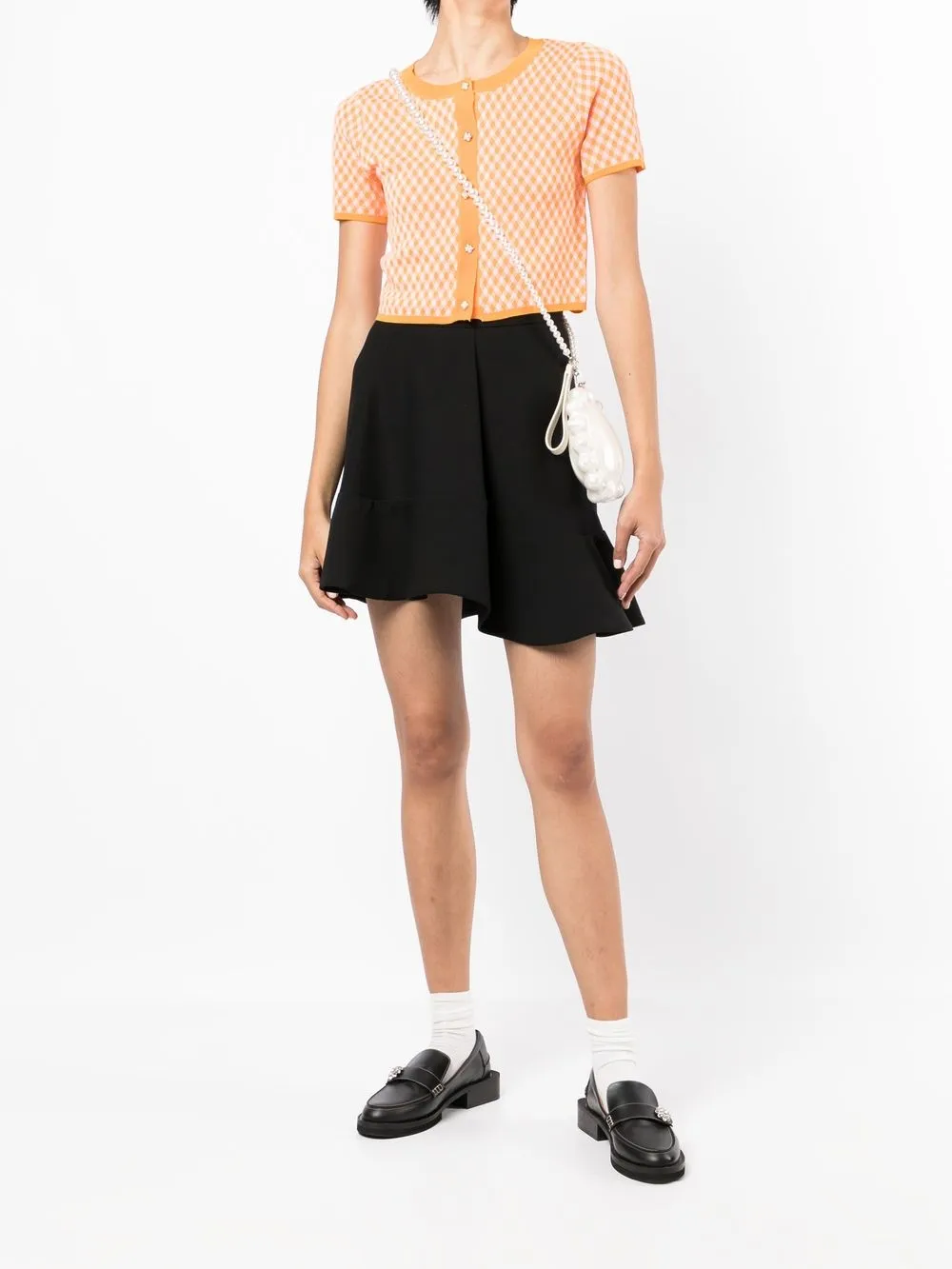 tout a coup Vest met korte mouwen - Oranje