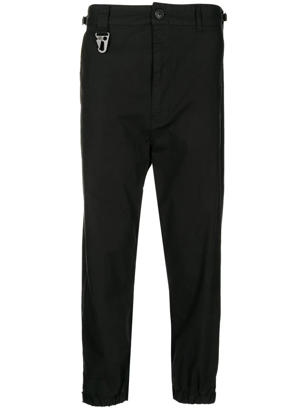 

izzue pantalones con detalle de llavero - Negro