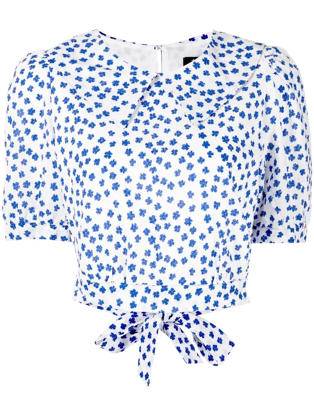 

tout a coup blusa con estampado floral - Blanco