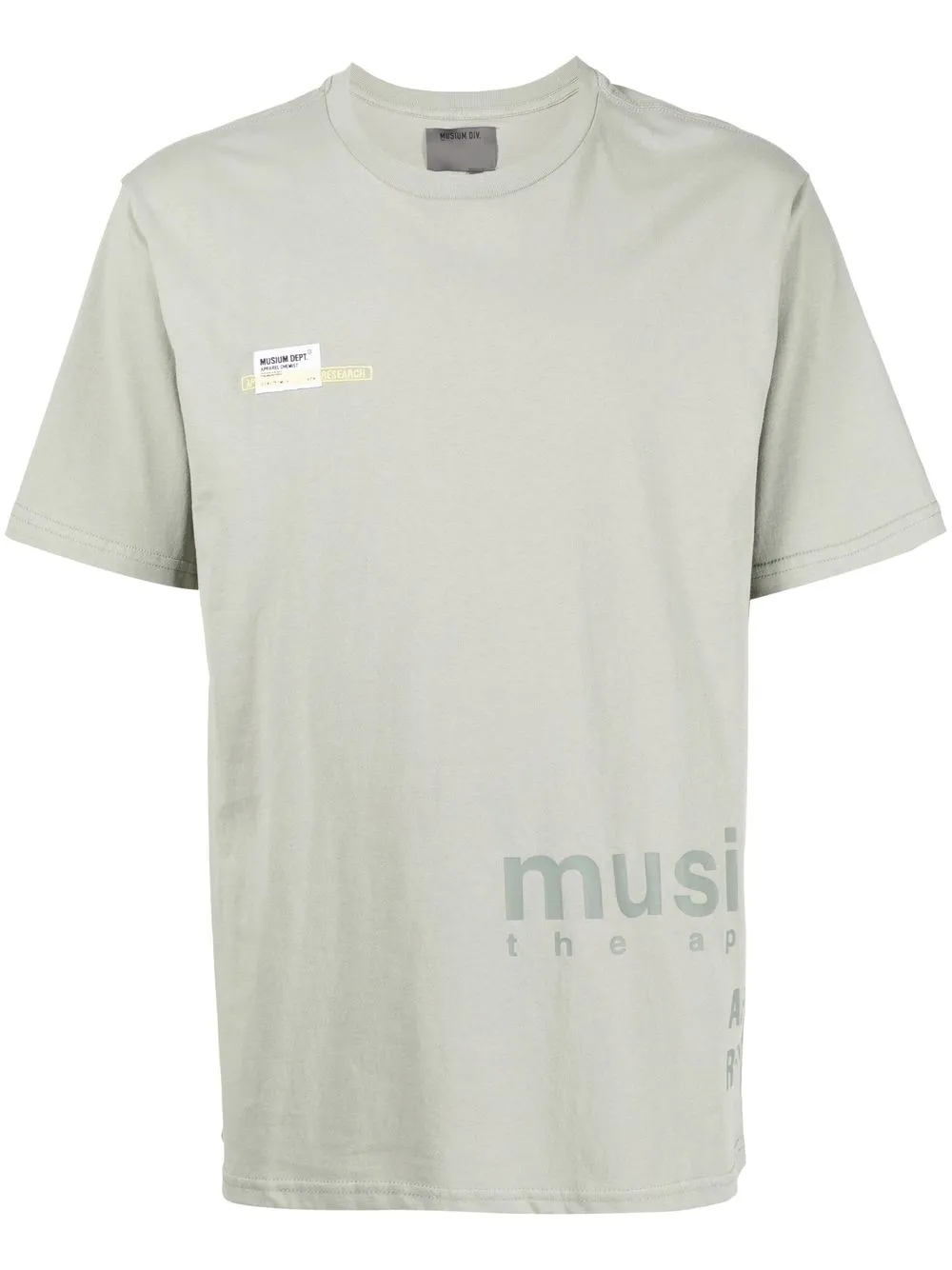 

Musium Div. playera con parche del logo - Verde