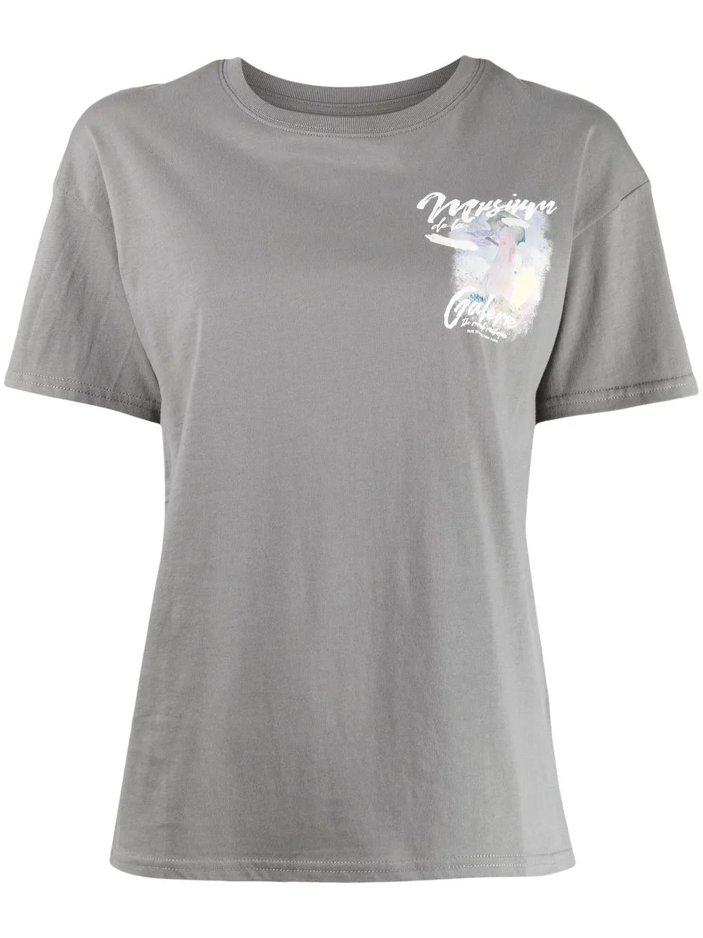 

Musium Div. playera con estampado gráfico - Gris