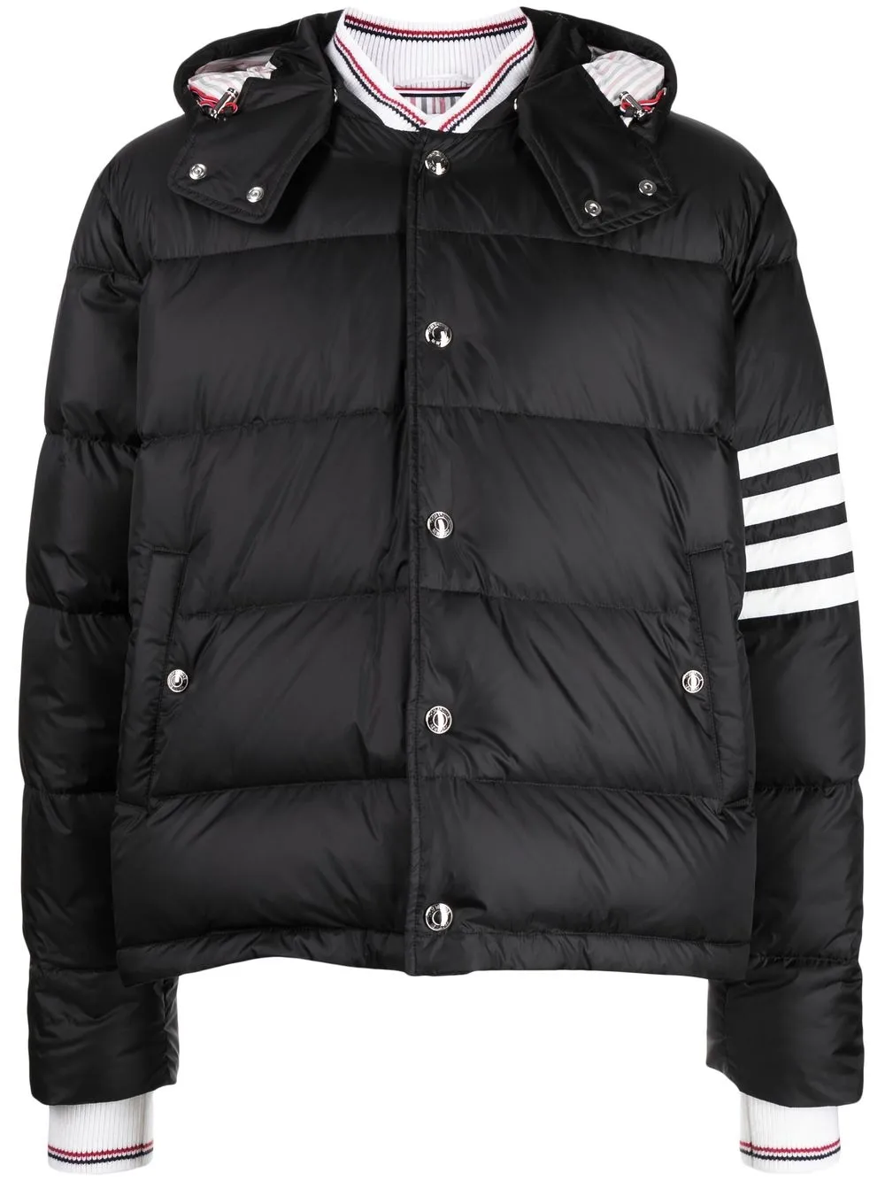 

Thom Browne 4-Bar Stripe padded jacket - Black