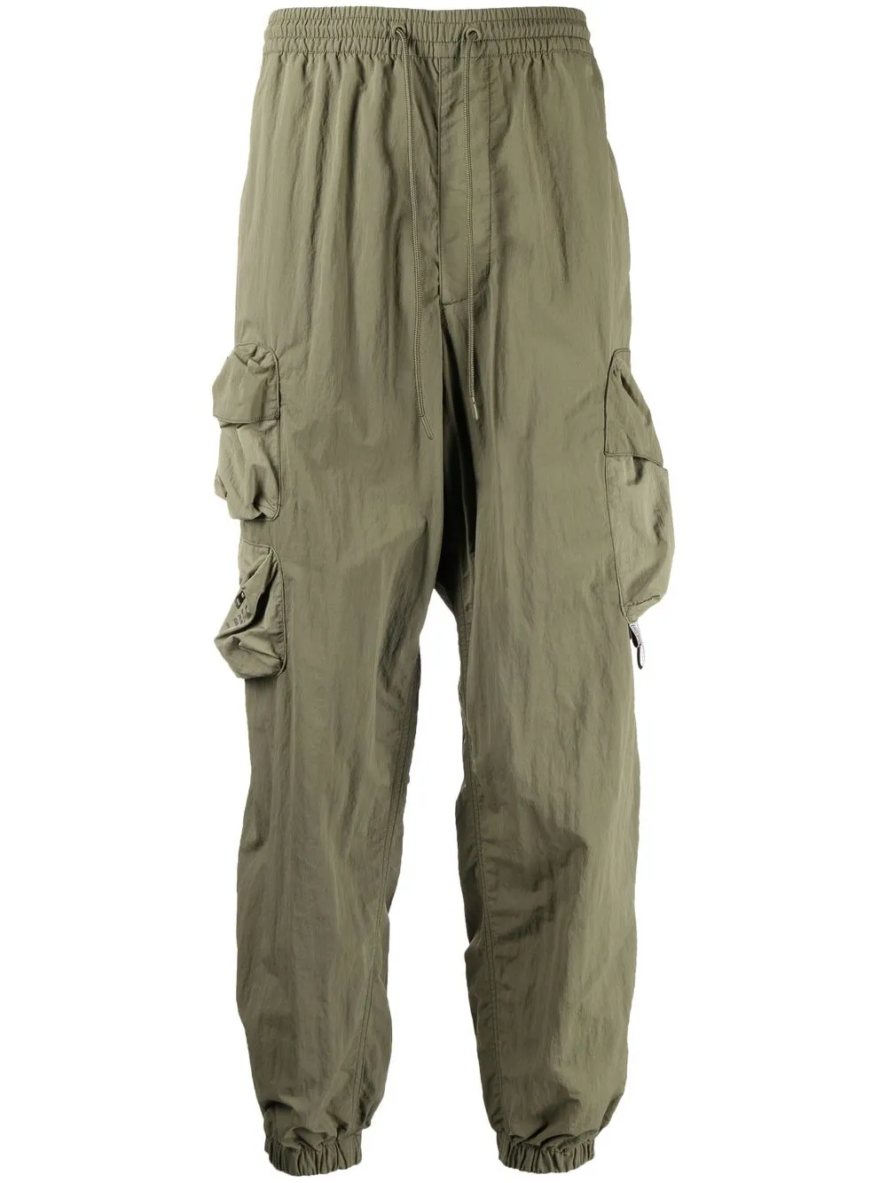 

Musium Div. pantalones cargo con cordones en la pretina - Verde