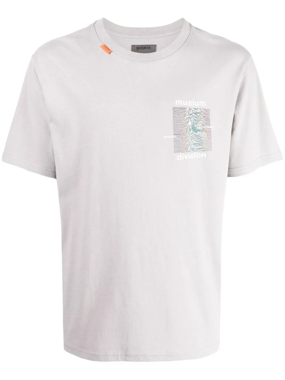 

Musium Div. playera con logo estampado - Gris