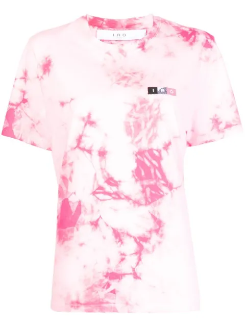 IRO tie-dye logo patch T-shirt