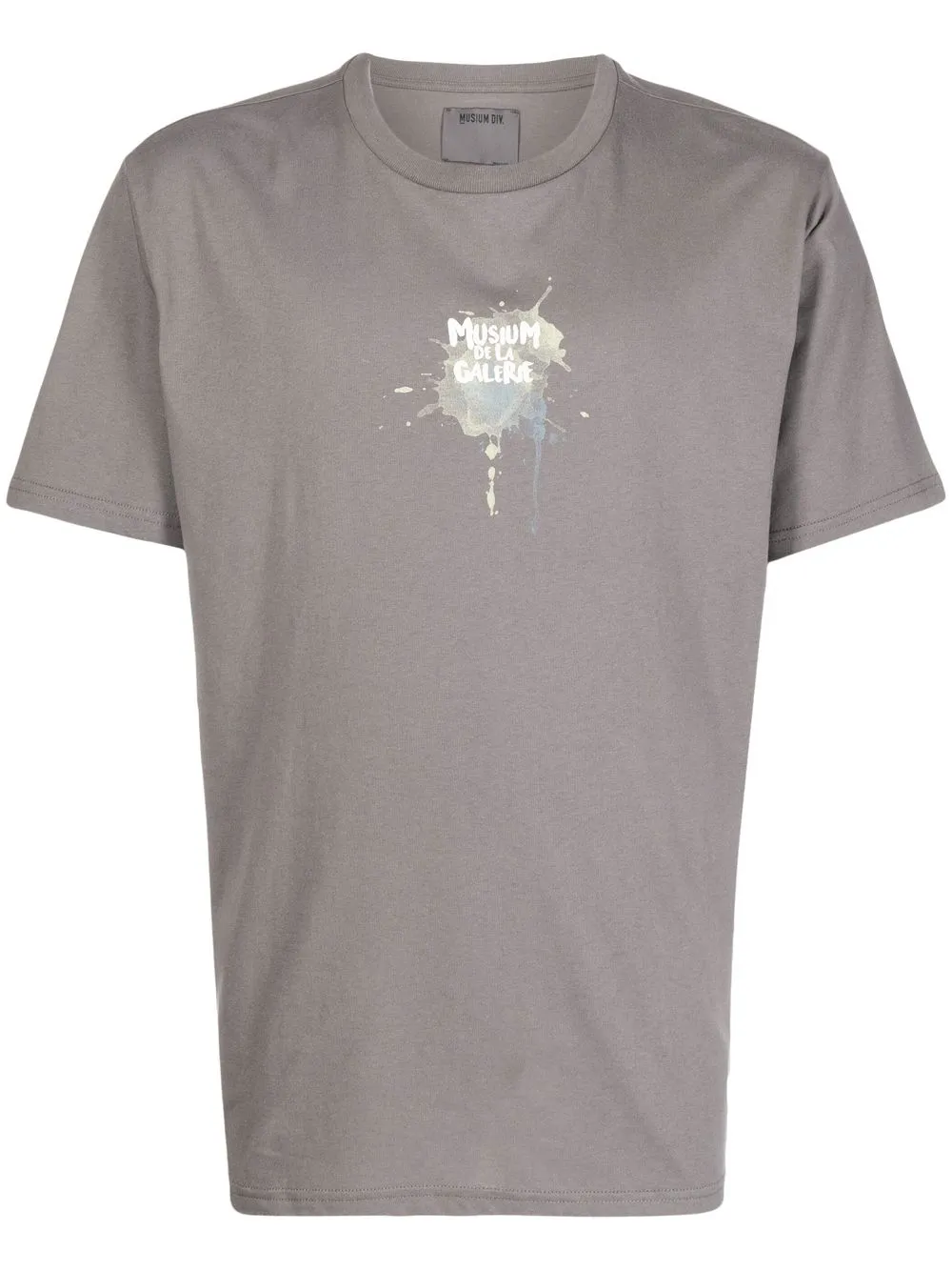 

Musium Div. playera con logo estampado - Gris