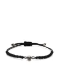 Alexander McQueen skull-charm cord bracelet - Black