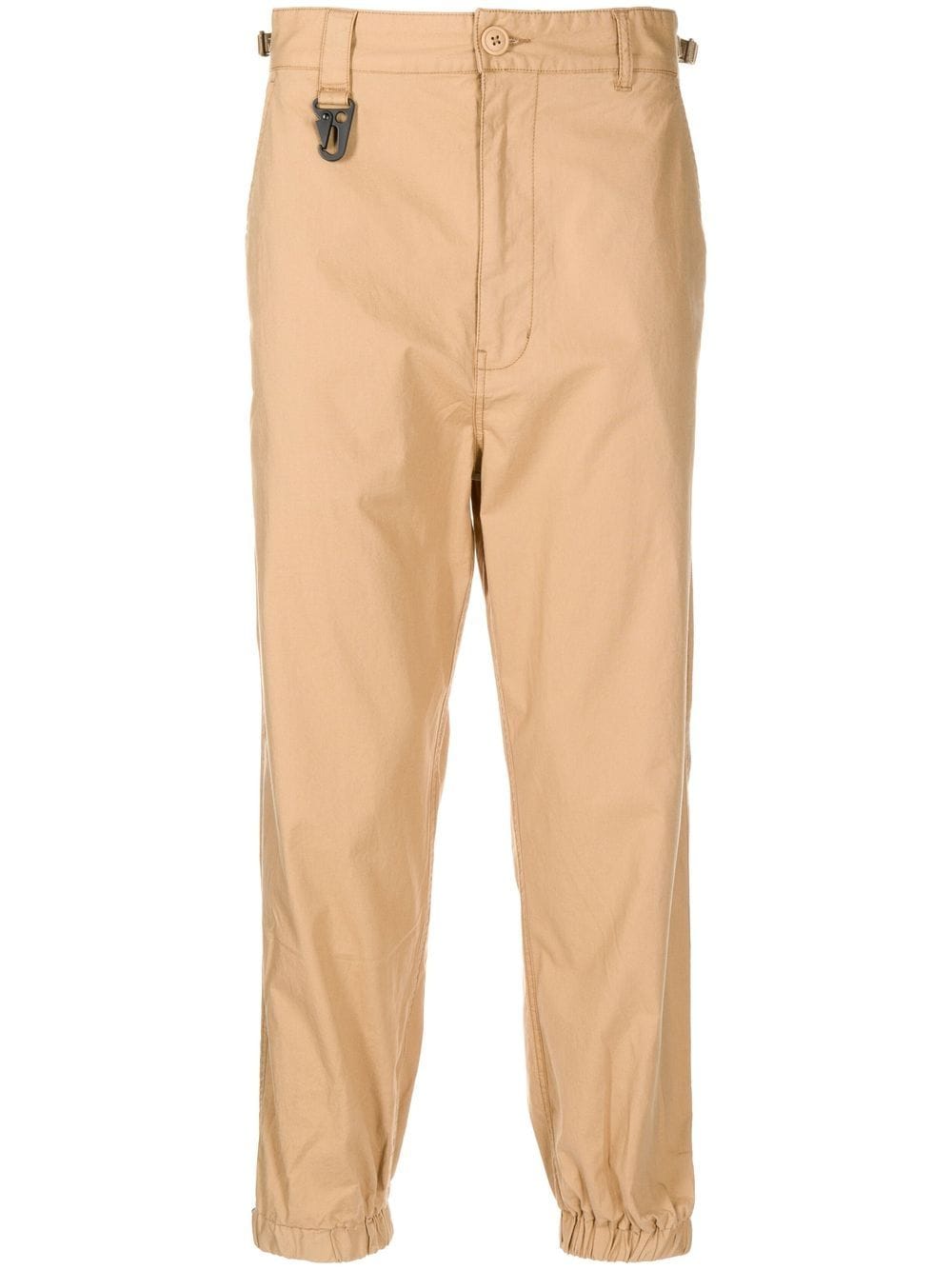 

izzue straight-leg cropped trousers - Brown