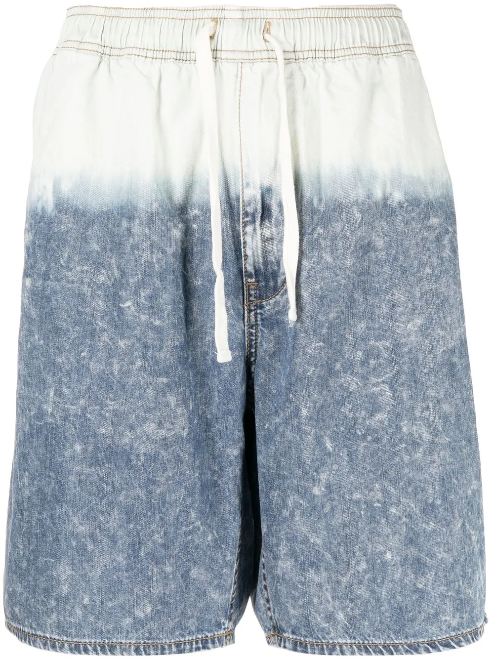 

izzue ombré denim shorts - Blue