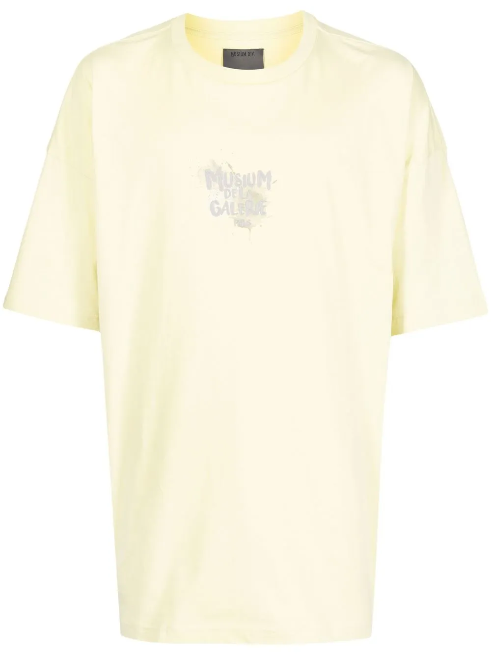 

Musium Div. playera con logo estampado - Amarillo