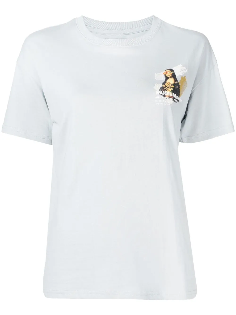 

Musium Div. playera Mute con logo estampado - Azul
