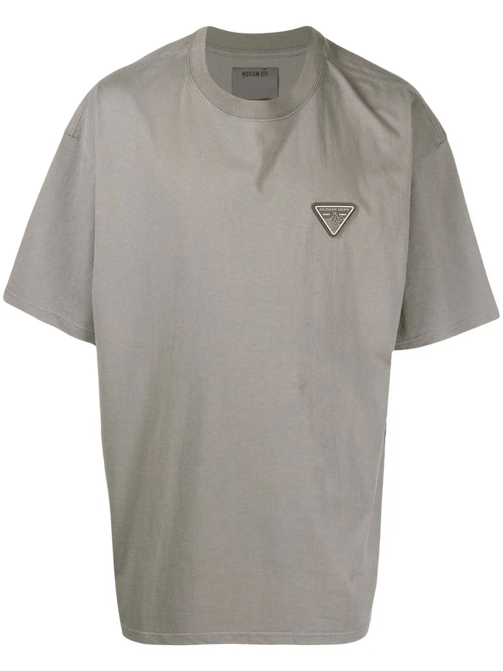 

Musium Div. playera con eslogan estampado - Gris