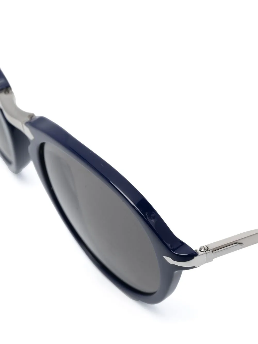  Persol Round-frame Foldable Sunglasses - Blue 