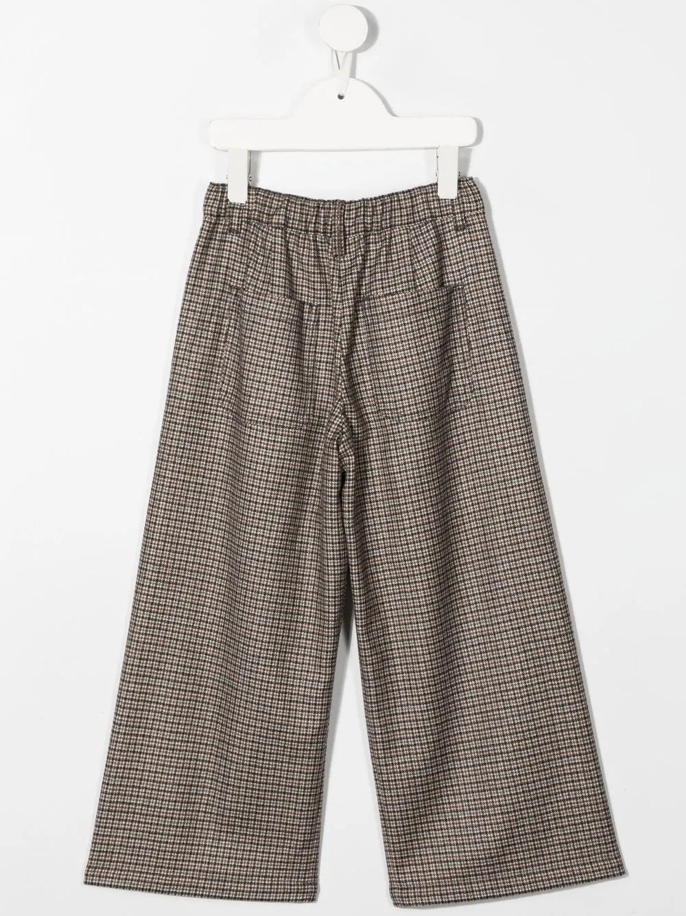 Brunello Cucinelli Kids Geruite broek - Bruin