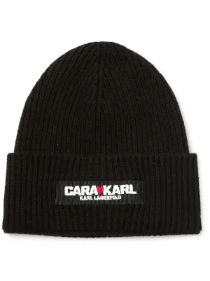 Berretto x Cara Delevingne Farfetch Uomo Accessori Cappelli e copricapo Berretti Nero 