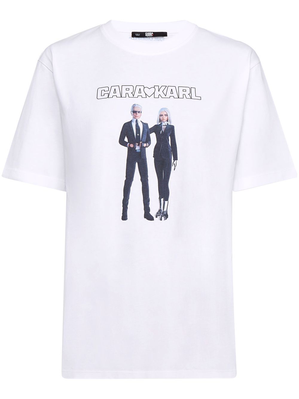 

Karl Lagerfeld playera avatar de Karl Lagerfeld x Cara Delevingne - Blanco