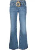 CORMIO cropped bootcut jeans - Blue