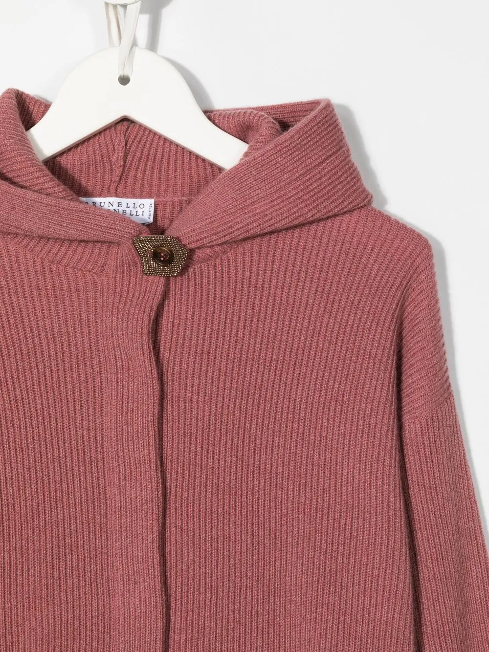 Hooded Cashmere Cardigan
