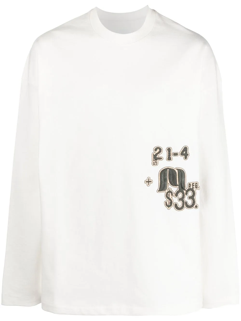 Jil Sander 刺绣卫衣 | 白色 | Image 1
