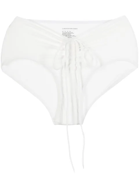 Christopher Esber bikini bottom con cordones