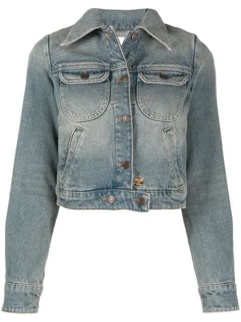 Courrèges button-down denim jacket