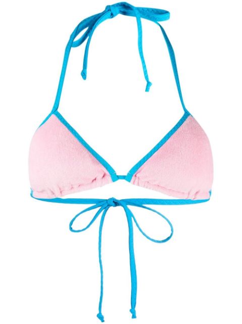 MC2 Saint Barth contrast-trim bikini top Women