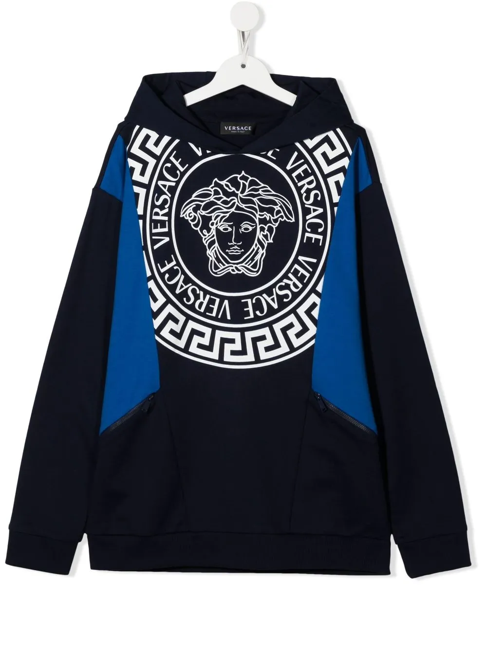 

Versace Kids hoodie con motivo Medusa - Azul