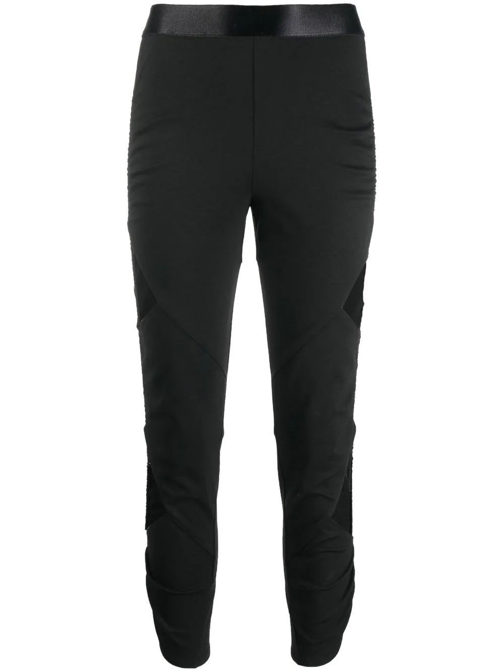 

Sid Neigum leggins capri con aberturas - Negro