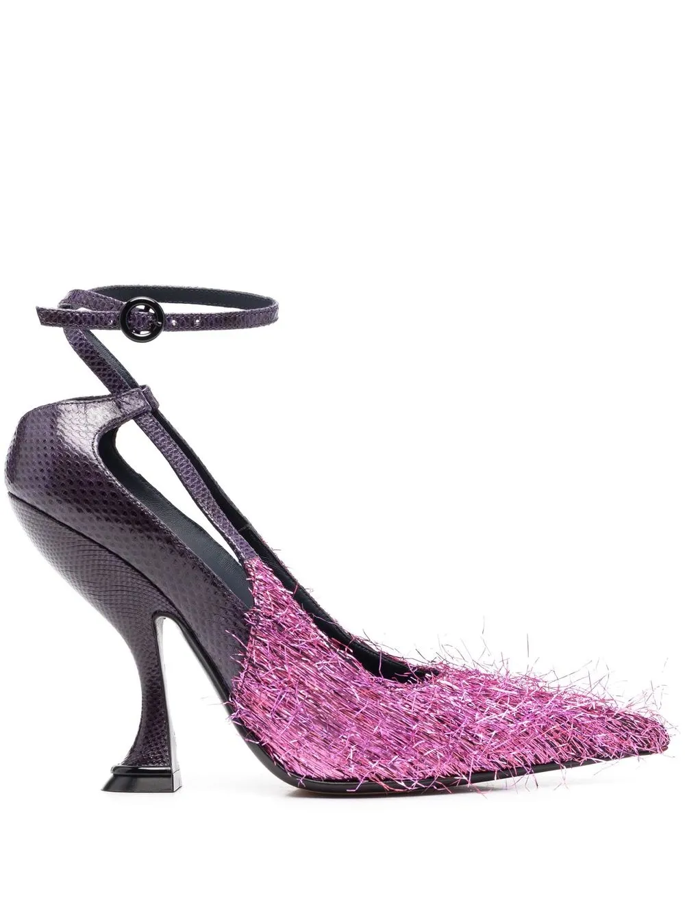 

Lanvin Rita pointed-toe 105mm pumps - Purple