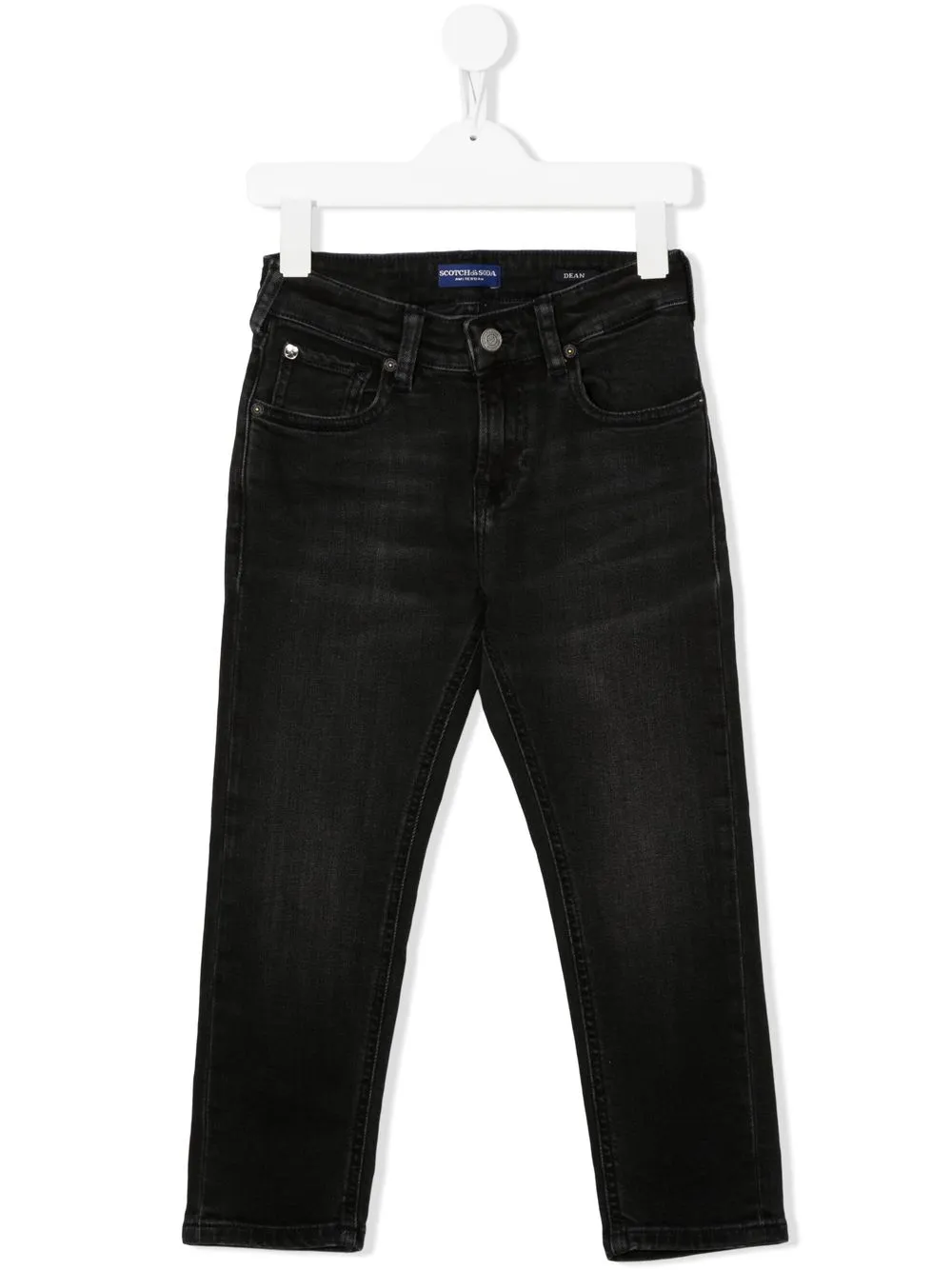 

Scotch & Soda skinny jeans con tiro medio - Negro