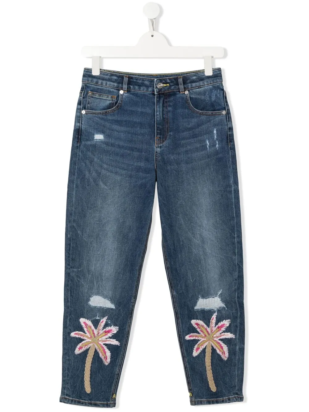 

Scotch & Soda jeans The Tide bordados - Azul